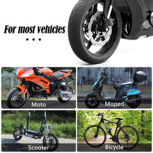 Load image into Gallery viewer, Universal Motorcycle Disc Lock Bike Wheel Padlock Motorcycle Alarm Waterproof Scooter Alarm Lock Anti-Theft Padlock Alarm Lock
