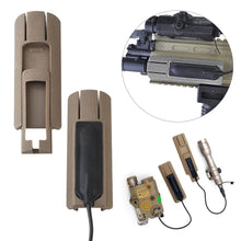 Load image into Gallery viewer, Tactical Airsoft 4.33" ITI TD Scar Pocket Panel Remote Switch Rail Pads Set Fits 20mm Rails PEQ Flashlight Rat Tail Card Slot Accessory
