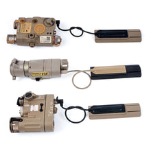 Load image into Gallery viewer, Tactical Airsoft 4.33" ITI TD Scar Pocket Panel Remote Switch Rail Pads Set Fits 20mm Rails PEQ Flashlight Rat Tail Card Slot Accessory
