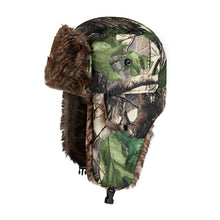 Load image into Gallery viewer, Outdoor Earflap Hat Lei Feng Hat Camouflage Warm Winter Elderly Hat Cap Thick Flaps Ski Hat Unisex Trapper Bomber Cap Earflapp
