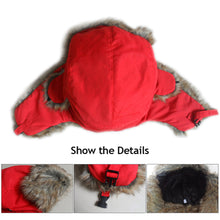 Load image into Gallery viewer, Unisex Winter Russian Hat Trapper Bomber Warm Trooper Ear Flaps Cap Headwear Bonnet Men Women Thick Ski Hat Fluffy Faux Fur Cap
