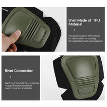 Load image into Gallery viewer, Tactical Knee Pads Elbow Support Military Knee Protector Army Airsoft Outdoor Sports Working Hunting Skating Safety Gear Kneepad
