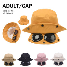 Load image into Gallery viewer, Folding Glasses Hat Personalized Fashion Solid Color Hat Cotton Casual Hat Outdoor Sun Protection Sun Hat
