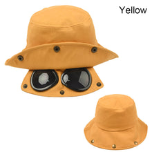 Load image into Gallery viewer, Folding Glasses Hat Personalized Fashion Solid Color Hat Cotton Casual Hat Outdoor Sun Protection Sun Hat
