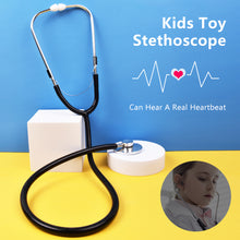 Load image into Gallery viewer, Kids Stethoscope Toy Simulation Doctor Nurse Cosplay Family Parent-Child Games Imitation Plastic Toys Accessories 9 Colors for Boy Girl Gift
