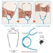 Load image into Gallery viewer, Kids Stethoscope Toy Simulation Doctor Nurse Cosplay Family Parent-Child Games Imitation Plastic Toys Accessories 9 Colors for Boy Girl Gift
