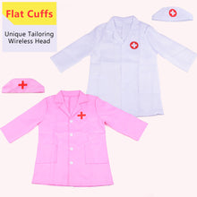 Load image into Gallery viewer, 1 Set Kids Doctor Simulation Nurse Uniform Cosplay Family Parent-Child Games Cross Coat Halloween Carnival Performance Costume
