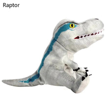 Load image into Gallery viewer, Dinosaur Plush Hand Puppet Toys Role Play Bedtime Story Props Kindergarten performance Lifelike Gloves 11 Style Triceratop Tyrannosaurus
