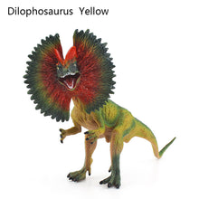 Load image into Gallery viewer, Jurassic Dinosaur Simulation Toy PVC Action Figure Dino Model Toys Lifelike Dilophosaurus Raptor Dinosaurs Ornaments Mouth Can Be Closed
