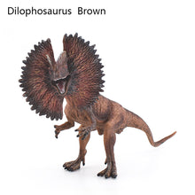 Load image into Gallery viewer, Jurassic Dinosaur Simulation Toy PVC Action Figure Dino Model Toys Lifelike Dilophosaurus Raptor Dinosaurs Ornaments Mouth Can Be Closed
