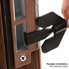 Load image into Gallery viewer, Childproof Portable Hotel Door Lock Live Alone Self-defense Door Stop Travel Anti-theft Door Stopper Safety Latch
