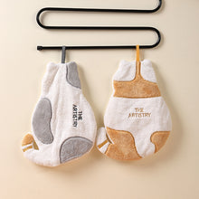 Load image into Gallery viewer, Cute Cartoon Cat Hand Towel Super Absorbent Microfiber Coral Fleece Kitchen Towel High-efficiency Tableware Cleaning Cloth Tools for Child
