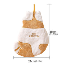 Load image into Gallery viewer, Cute Cartoon Cat Hand Towel Super Absorbent Microfiber Coral Fleece Kitchen Towel High-efficiency Tableware Cleaning Cloth Tools for Child
