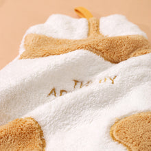 Load image into Gallery viewer, Cute Cartoon Cat Hand Towel Super Absorbent Microfiber Coral Fleece Kitchen Towel High-efficiency Tableware Cleaning Cloth Tools for Child
