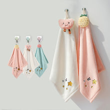 Load image into Gallery viewer, Cute Cartoon Toy Hand Towel Super Absorbent Microfiber Coral Fleece Kitchen Handkerchief High-efficiency Tableware Cleaning Dishcloth Tools for Child
