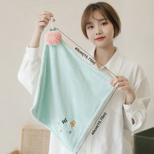 Load image into Gallery viewer, Cute Cartoon Toy Hand Towel Super Absorbent Microfiber Coral Fleece Kitchen Handkerchief High-efficiency Tableware Cleaning Dishcloth Tools for Child
