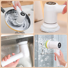 Load image into Gallery viewer, 4 in 1 Multifunction Handheld Electric Cleaning Brush For Shoes Usb Rechargeable Waterproof Kitchen Dishwashing Tool
