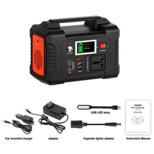 Load image into Gallery viewer, 200-240V 200W Solar Generator 40800mAh Portable Power Station Pure Sine Wave for Home Car Drone Laptops
