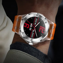 Load image into Gallery viewer, TK19 Smart Watch Men Ice Transparent Case Bluetooth Call Music Playback 4 Games 3M Waterproof Sport Smartwatch Android Ios
