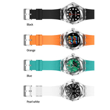 Load image into Gallery viewer, TK19 Smart Watch Men Ice Transparent Case Bluetooth Call Music Playback 4 Games 3M Waterproof Sport Smartwatch Android Ios

