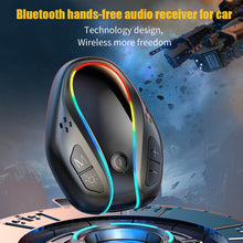 Load image into Gallery viewer, GR07 Wireless-compatible 5.3 Audio Receiver Car Kit Hands-free Call Card Mp3 Player With Colorful Led Backlight Adapter
