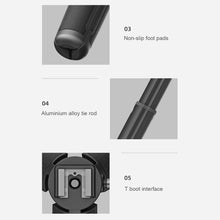 Load image into Gallery viewer, Mini Compact Portable Telescopic Tripod Can Be Rotated 360 Degrees Handheld Portable Bracket Desktop Tripod
