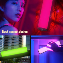 Load image into Gallery viewer, RGB Full-color Ambient Light For Outdoor Photography And Camera Hand-held Magnetic Suction Stick Light Lighting LED Fill Light
