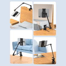 Load image into Gallery viewer, Lazy Artifact Tablet Computer Bedside Desktop Cantilever Mobile Phone Bracket Aluminum Alloy Material Online Class Office Bracket
