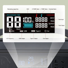 Load image into Gallery viewer, 200-240V 600W EU 600Wh Portable Power Station Pure Sine Wave for Home Outdoor Car Drone Laptops Solar Generator Charging
