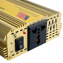 Load image into Gallery viewer, 1000W Car Pure Sinewave Inverter Sine Wave Power Inverter DC 12V To AC 220V Voltage Converter Car Micro Converter Transformer
