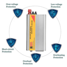 Load image into Gallery viewer, 1000W Car Modified Sine Wave Sinewave Inverter Power Car Micro Converter Transformer Inverter DC 12V To AC 220V Voltage Converter
