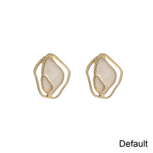 Load image into Gallery viewer, Temperamental Simple Geometric Shell Ear Studs Earrings Versatile Alloy Ear Studs Women Jewelry Accessories
