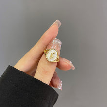 Load image into Gallery viewer, Retro Niche Gold Tulip Flower Ring Fashion Opening Adjustable Alloy Ring Women Jewelry Accessory
