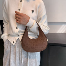 Load image into Gallery viewer, Fashion Niche Crescent Bag Shoulder Bag Versatile Felt Cloth Armpit Bag Women Handbag Shoulder Bag
