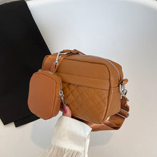 Load image into Gallery viewer, Fashion Versatile Women Shoulder Bag PU Leather Inclined Shoulder Bag Large Capacity Leisure Square Bag
