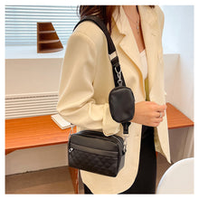 Load image into Gallery viewer, Fashion Versatile Women Shoulder Bag PU Leather Inclined Shoulder Bag Large Capacity Leisure Square Bag
