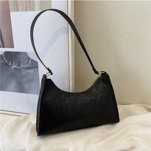 Load image into Gallery viewer, Fashion Simple Women Sequin Shoulder Bag Armpit Bag Versatile Portable PU Leather Handbag Shoulder Bag
