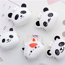 Load image into Gallery viewer, Cute Animal Mini Wallet Creative Cartoon Silicone Buckle Wallet Lightweight Portable Large Capacity Coin Purse Wallet
