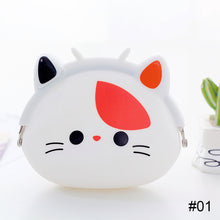 Load image into Gallery viewer, Cute Animal Mini Wallet Creative Cartoon Silicone Buckle Wallet Lightweight Portable Large Capacity Coin Purse Wallet
