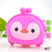 Load image into Gallery viewer, Cute Animal Mini Wallet Creative Cartoon Silicone Buckle Wallet Lightweight Portable Large Capacity Coin Purse Wallet
