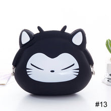Load image into Gallery viewer, Cute Animal Mini Wallet Creative Cartoon Silicone Buckle Wallet Lightweight Portable Large Capacity Coin Purse Wallet
