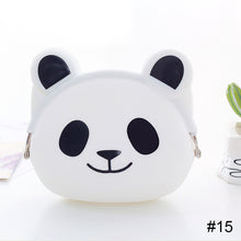 Load image into Gallery viewer, Cute Animal Mini Wallet Creative Cartoon Silicone Buckle Wallet Lightweight Portable Large Capacity Coin Purse Wallet
