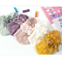 Load image into Gallery viewer, Children Lace Socks Warm Socks Soft Breathable Lace Socks Comfortable Cotton Socks for Girls

