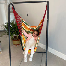 Load image into Gallery viewer, Adult Leisure Hanging Chair Canvas Hammock College Student Dormitory Bedroom Hanging Chair Outdoor Swing Hanging Chair

