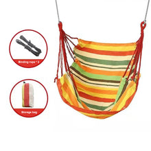 Load image into Gallery viewer, Adult Leisure Hanging Chair Canvas Hammock College Student Dormitory Bedroom Hanging Chair Outdoor Swing Hanging Chair
