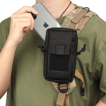 Load image into Gallery viewer, Molle Tactical Shoulder Strap Sundries Bags For Backpack Accessory Pack Key Flashlight Phone Pouch Molle Outdoor Camping EDC Tools Bag
