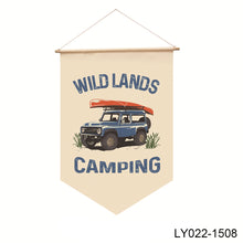 Load image into Gallery viewer, Camping Decor Gift Garden Flags Camping Flag Attractive Camping Gift Decorative Flag Create Happy Atmosphere Wild Lands
