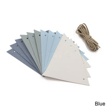 Load image into Gallery viewer, Outdoor Camping Flag PU Leather Decoration Tent Triangle Equipment Flags Nail Rope Bag Pole Hanging Strap
