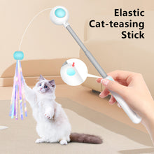 Load image into Gallery viewer, Interactive Cat Toy Feather Teaser Cat-teasing Stick Pet Retractable Refill Replacement Catcher Product for Kitten
