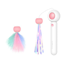 Load image into Gallery viewer, Interactive Cat Toy Feather Teaser Cat-teasing Stick Pet Retractable Refill Replacement Catcher Product for Kitten
